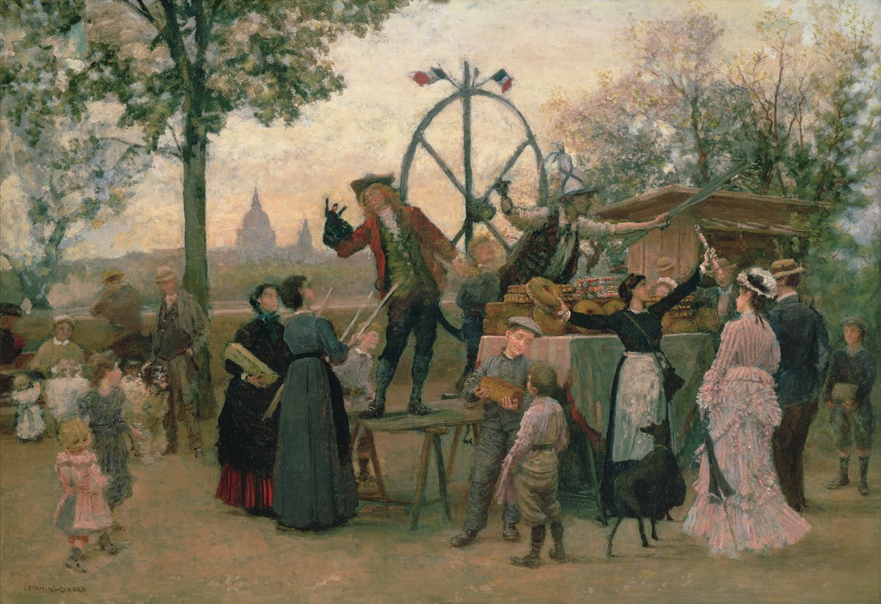 Gatuspelarna av Marie Francois Firmin Girard