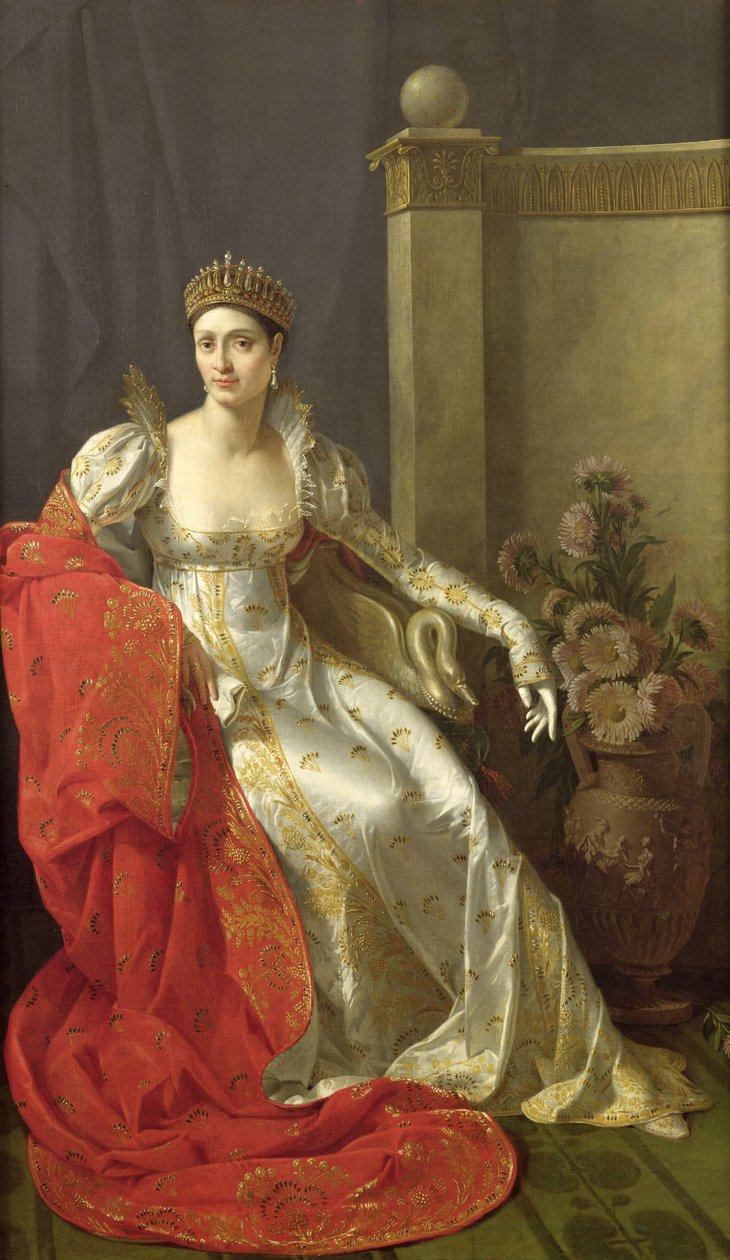 Elisa Bonaparte (1777-1820) Prinsessan Bacciochi av Marie Guilhelmine Benoist