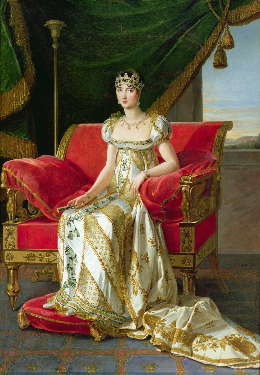 Marie Pauline Bonaparte (1780-1825) Prinsessan Borghese, 1808 av Marie Guilhelmine Benoist