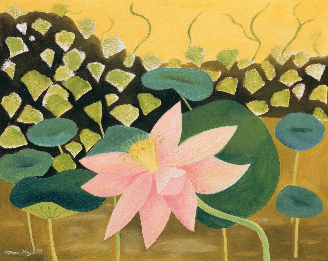 Lotusblomma, 1984 av Marie Hugo