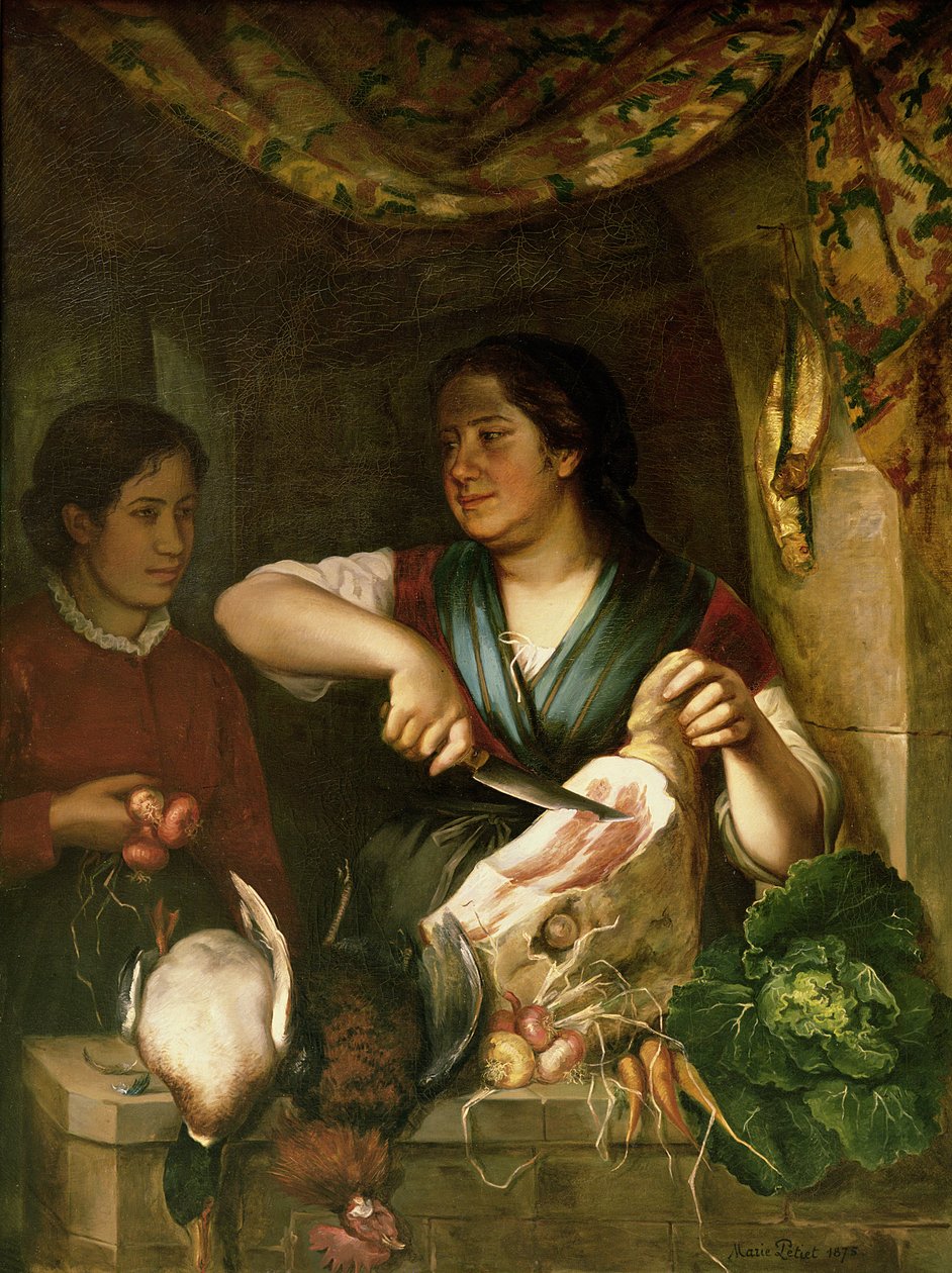 Handelsdam, 1875 av Marie Petiet