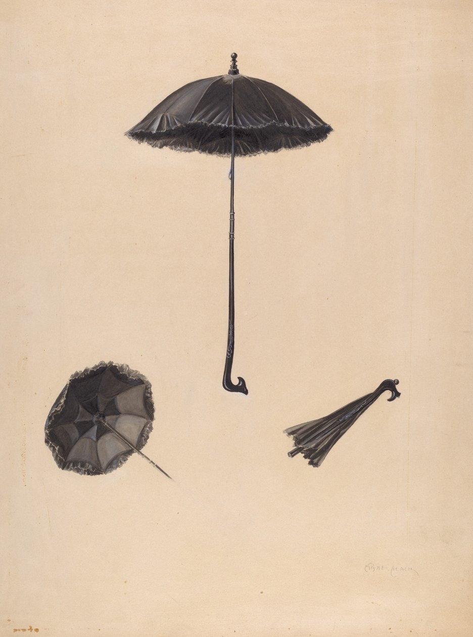 Parasoll, c. 1938. av Marie Alain