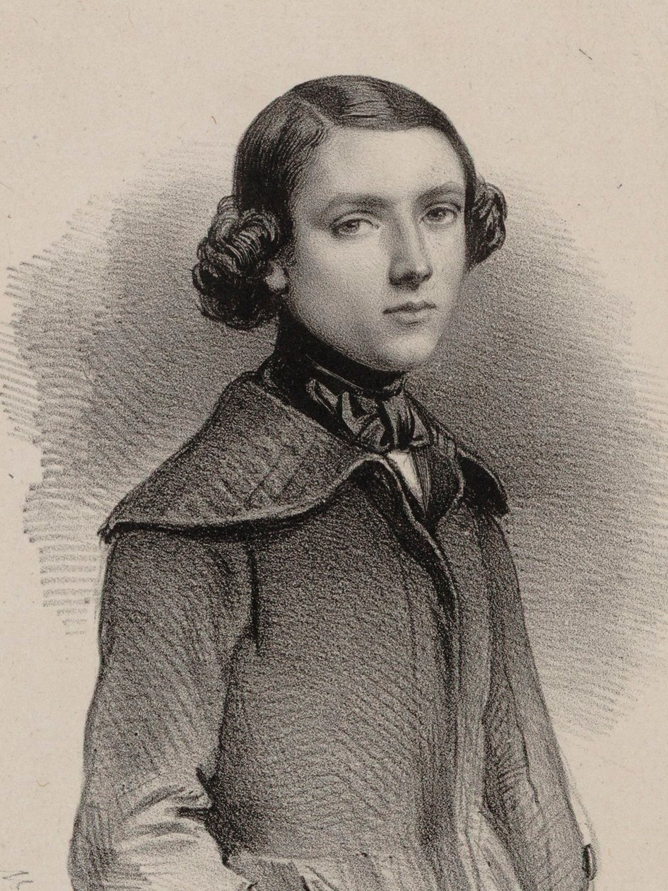 Porträtt av organisten och kompositören Louis James Alfred Lefébure-Wely 1817-1869, 1840. av Marie Alexandre Menut Alophe