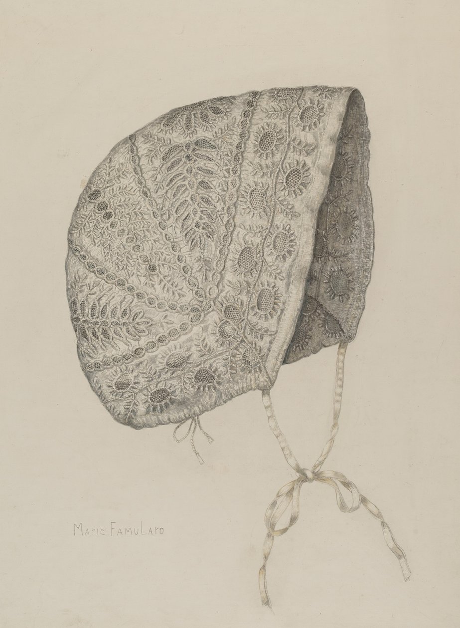 Spädbarnsmössa, ca. 1938. av Marie Famularo