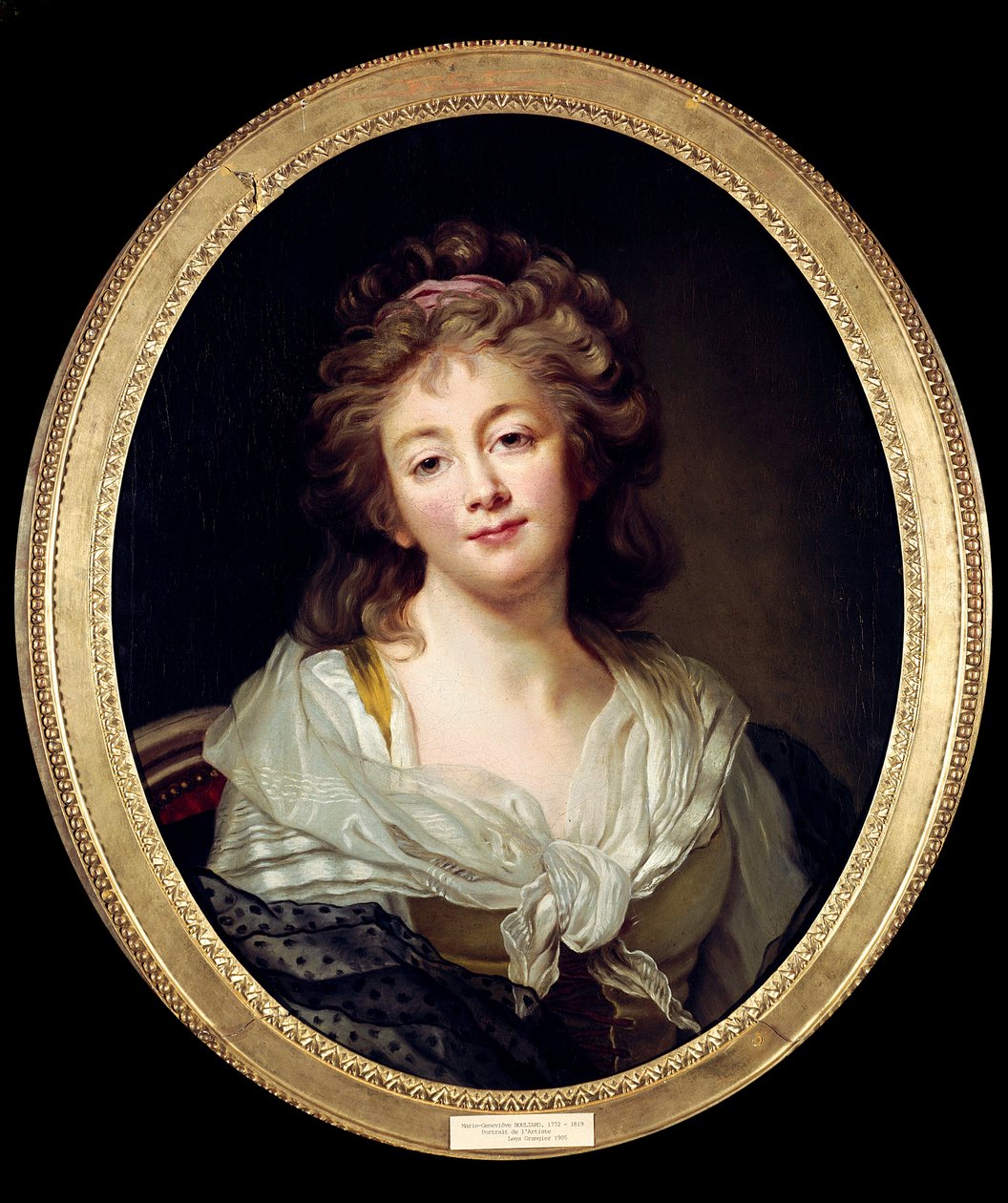 Självporträtt. Målning av Marie Genevieve Bouliard (1772-1819) av Marie Genevieve Bouliard