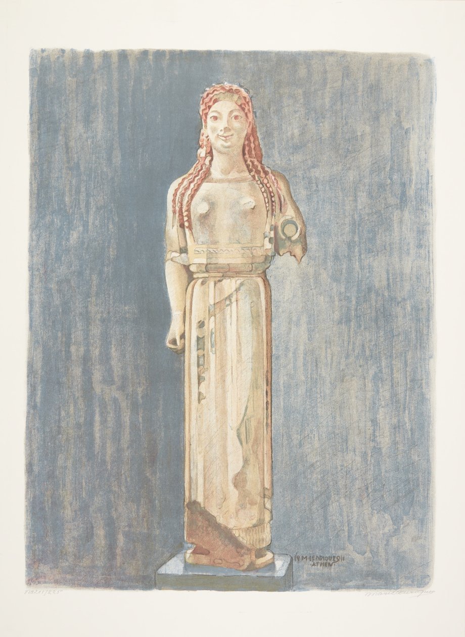 Arkaiska grekiska Kore (Aten) av Marie Henriques