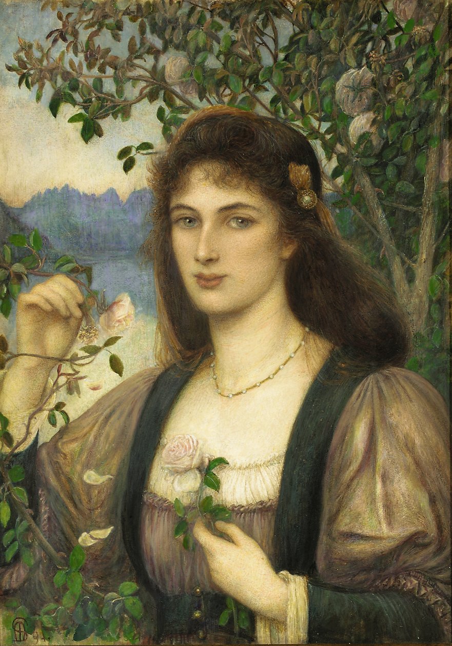 Rosen från Armidas trädgård, 1994 av Marie Spartali Stillman