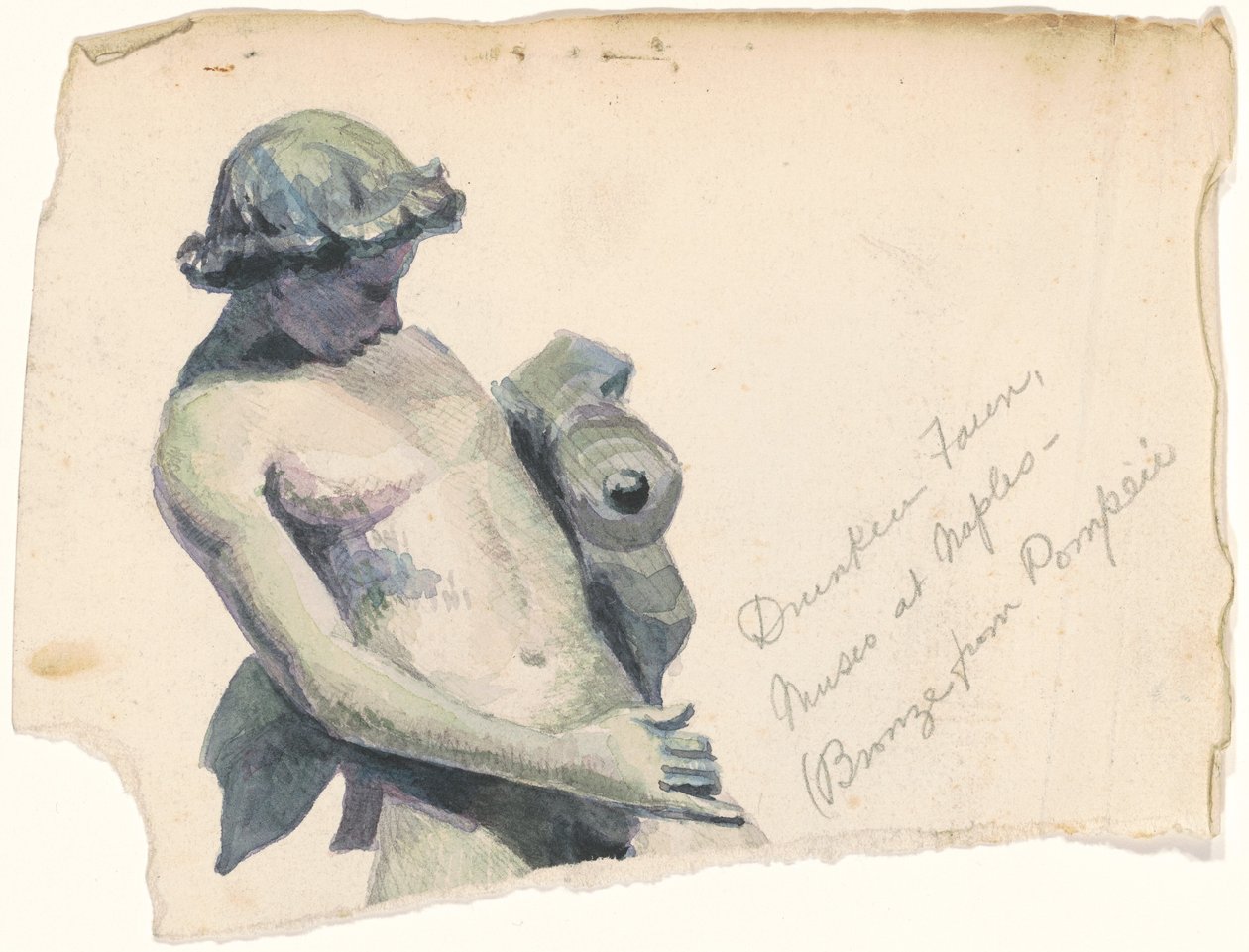 Drunken Faun, Museo i Neapel av Marietta Minnigerode Andrews