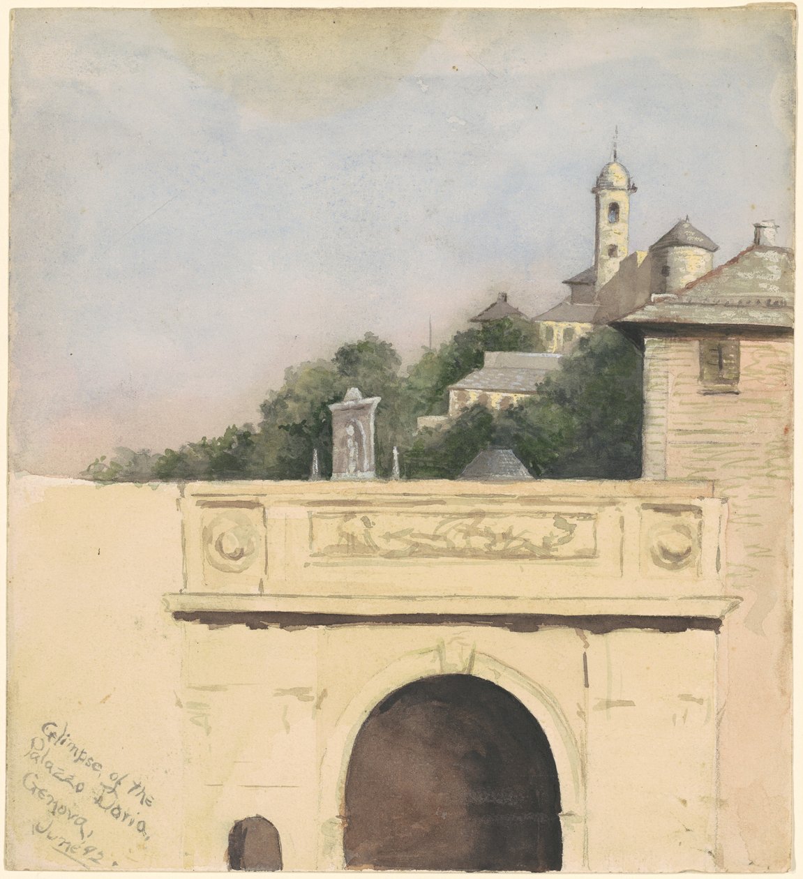 En glimt av Palazzo Doria, Genova av Marietta Minnigerode Andrews