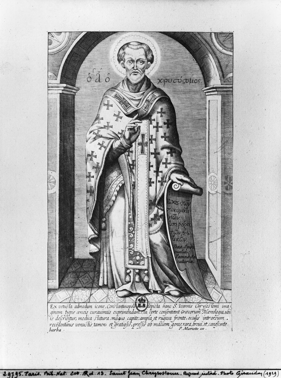 Saint John Chrysostom, 1600-talet av Mariette P.