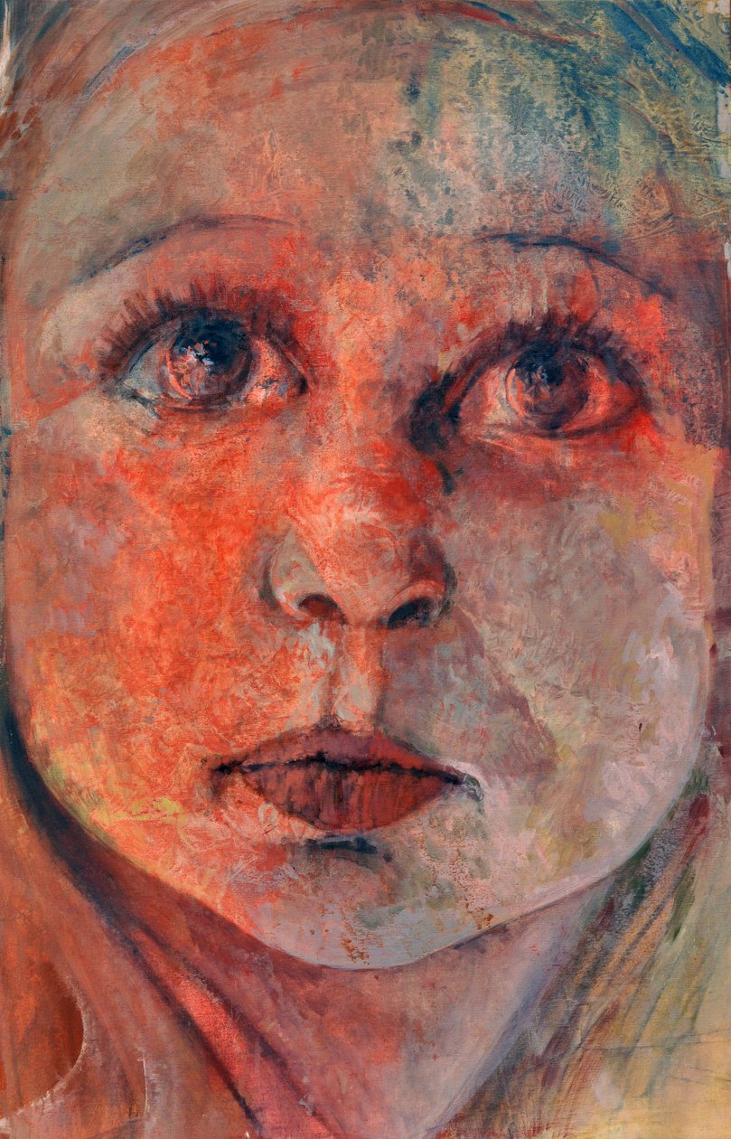 Vultus, 2014 (olja på duk) av Marina Falco