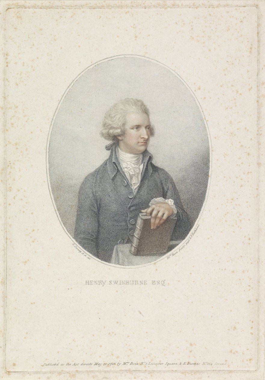 Porträtt av Henry Swinburne av Marino Bovi