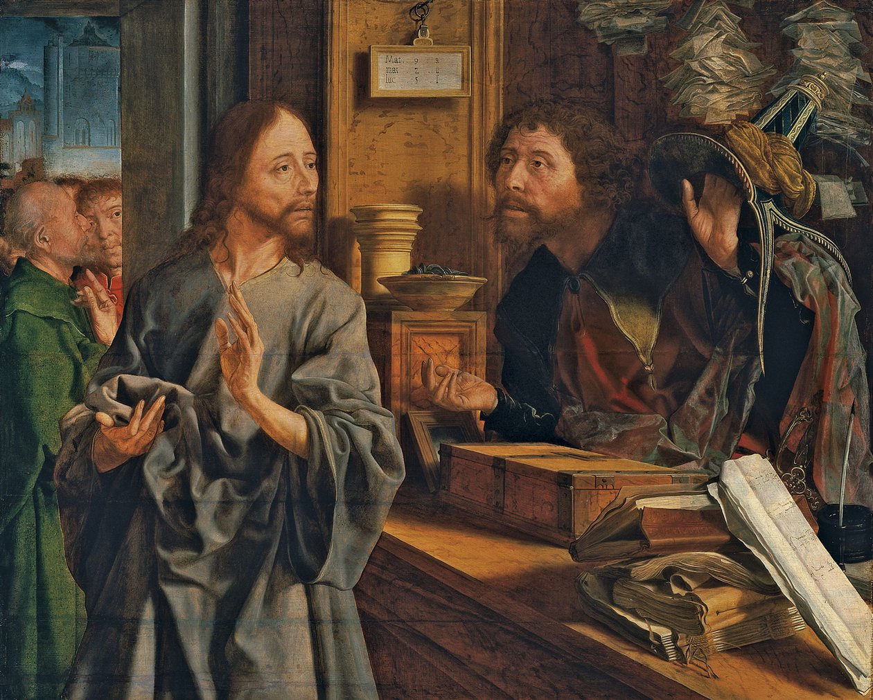 The Calling of Saint Matthew, ca 1530 av Marinus van Roejmerswaelen