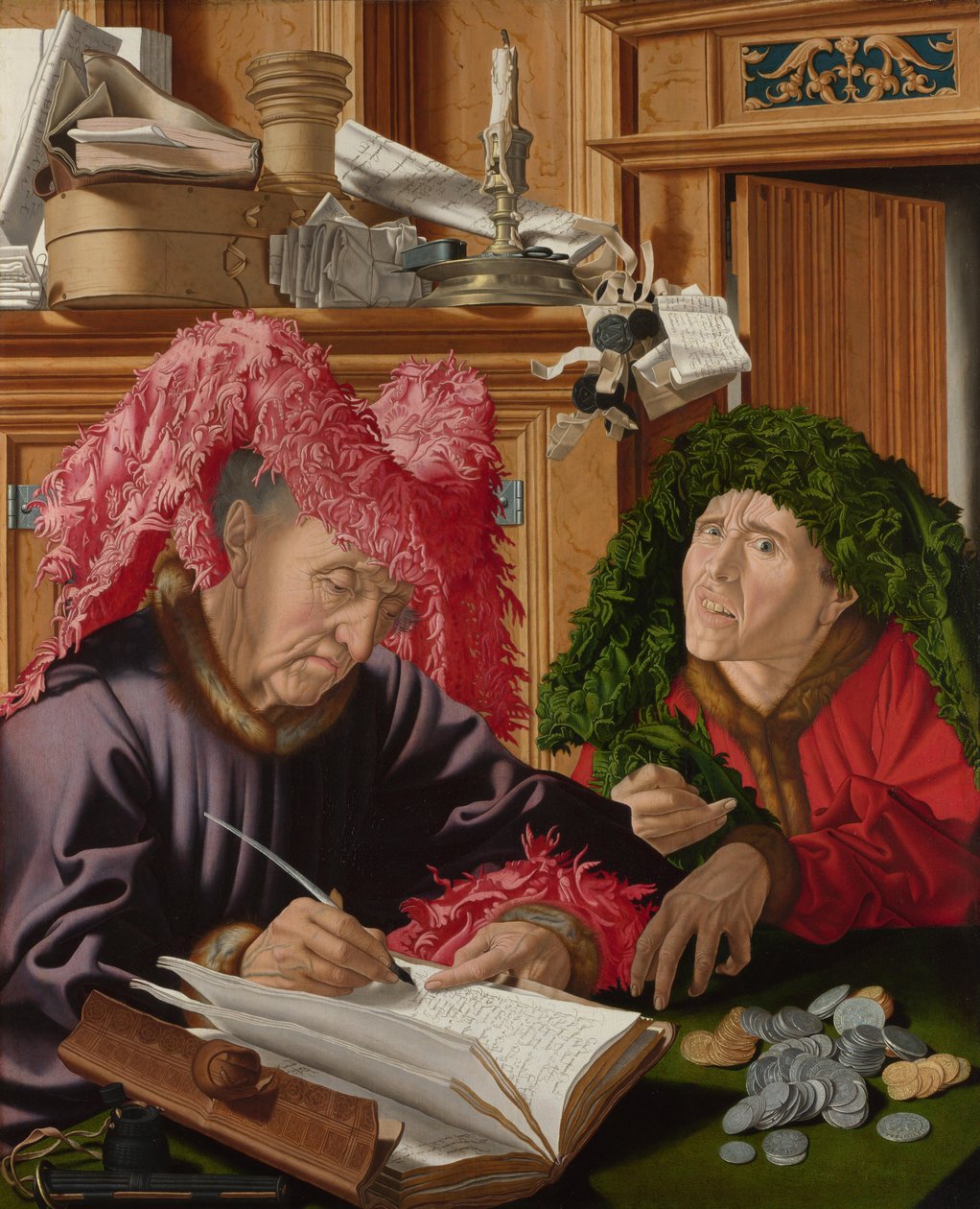 Två skatteindrivare, c.1540 av Marinus van Roejmerswaelen