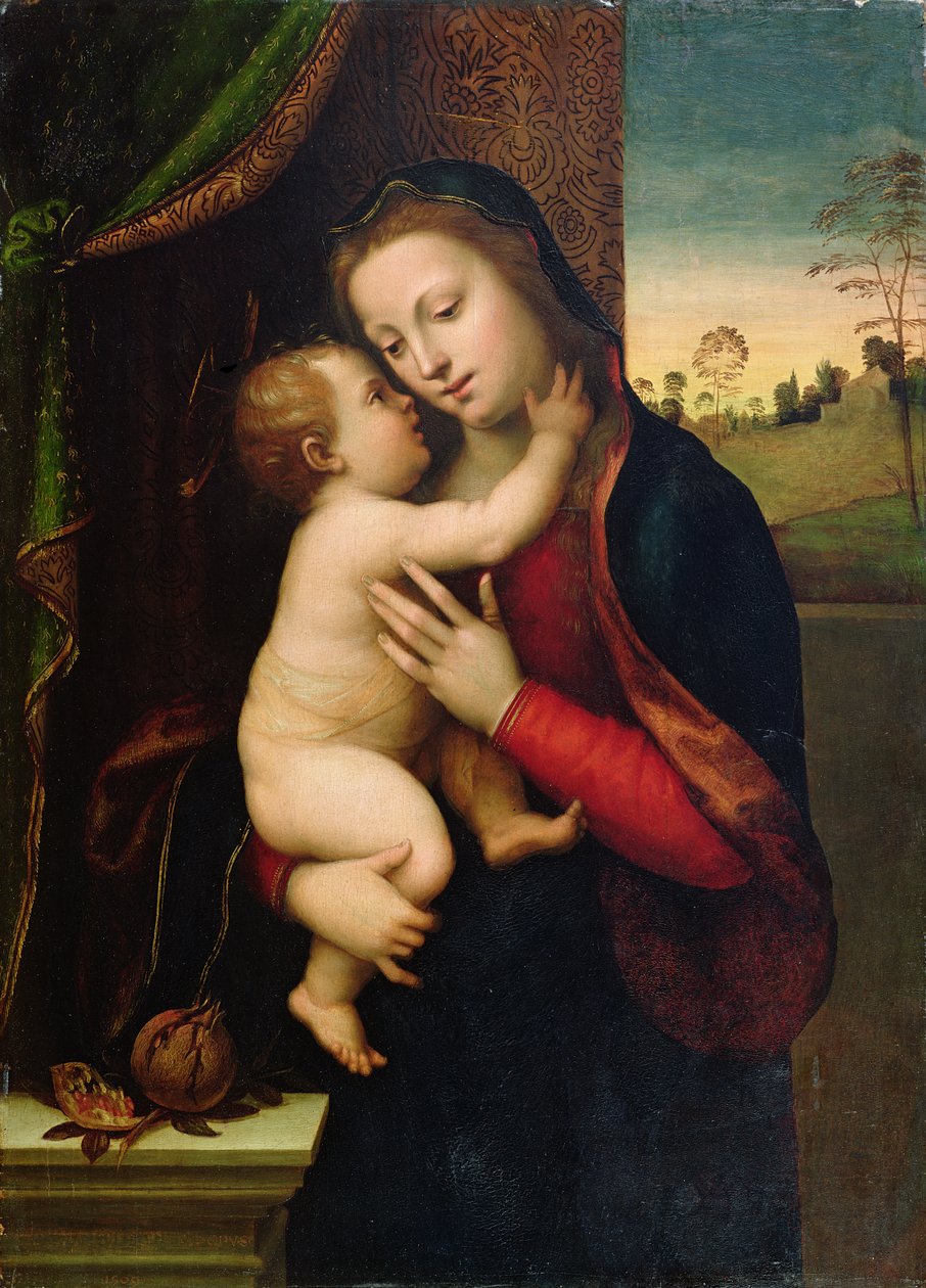Madonnan och barnet, av Mariotto Albertinelli