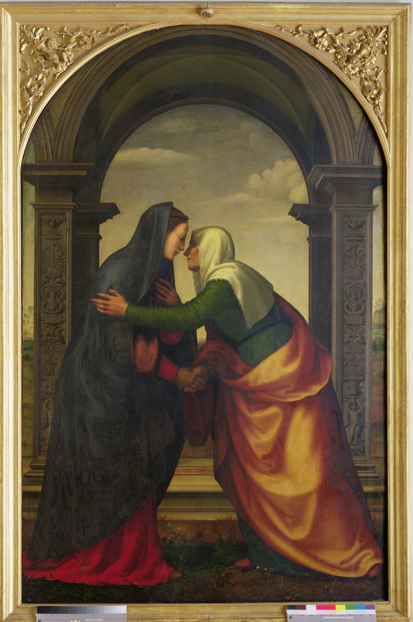 The Visitation of St. Elizabeth to the Virgin Mary, 1503 av Mariotto Albertinelli