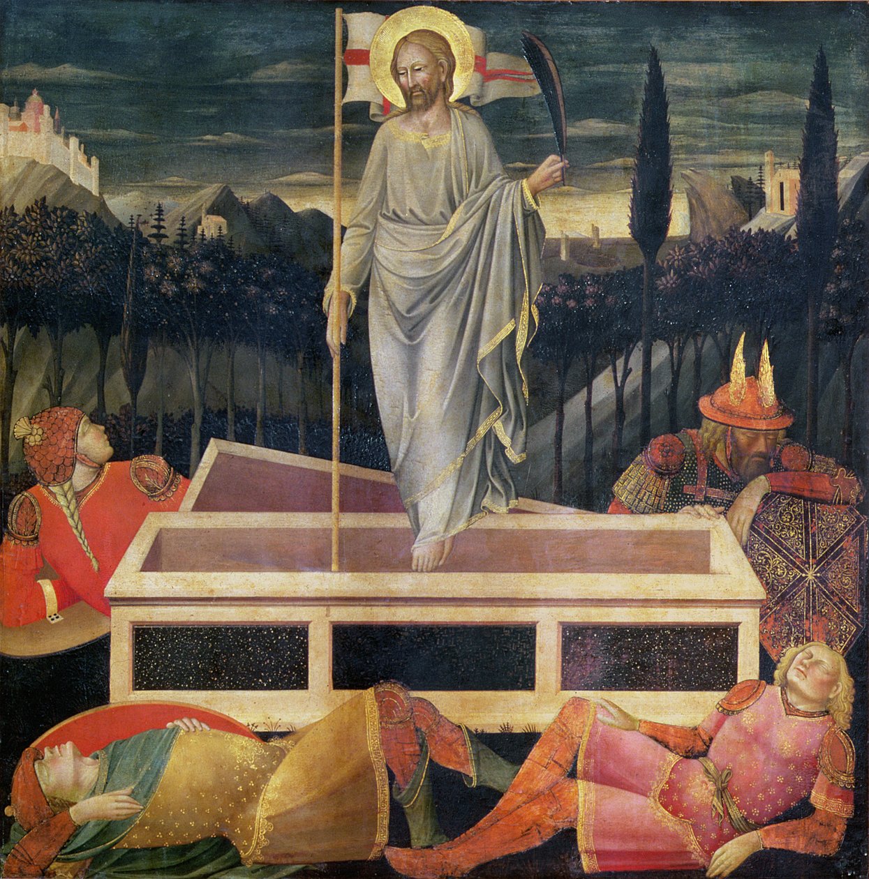Kristi uppståndelse av Mariotto di Cristofano