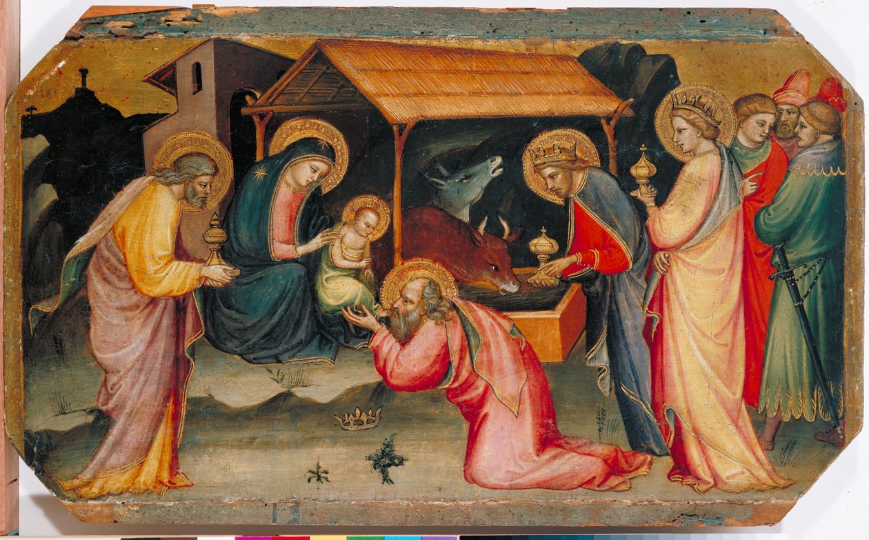 Adoration of the Magi, c.1405 (tempera på panel) av Mariotto di Nardo
