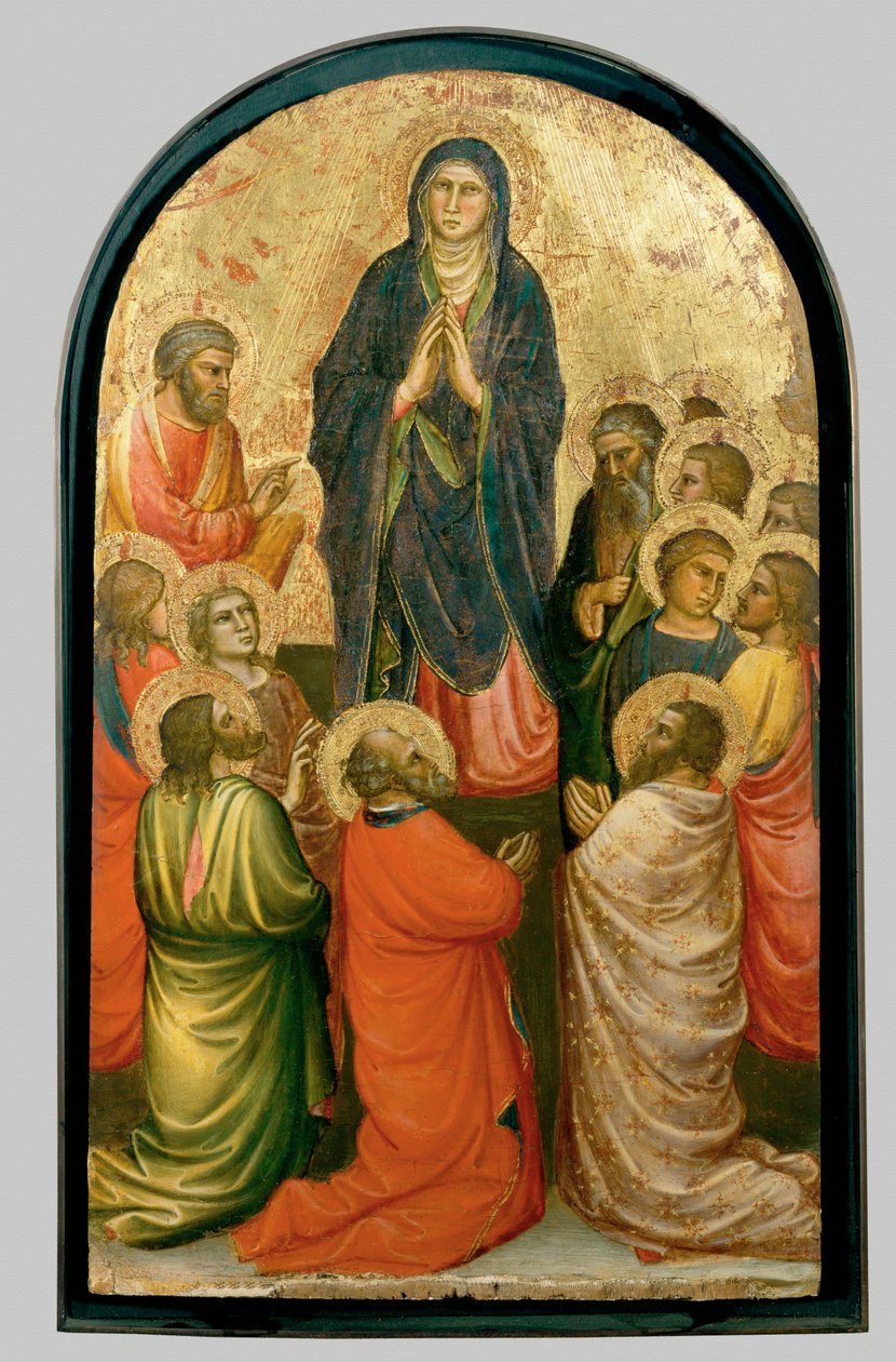 Pentecost (målning på trä) av Mariotto Albertinelli