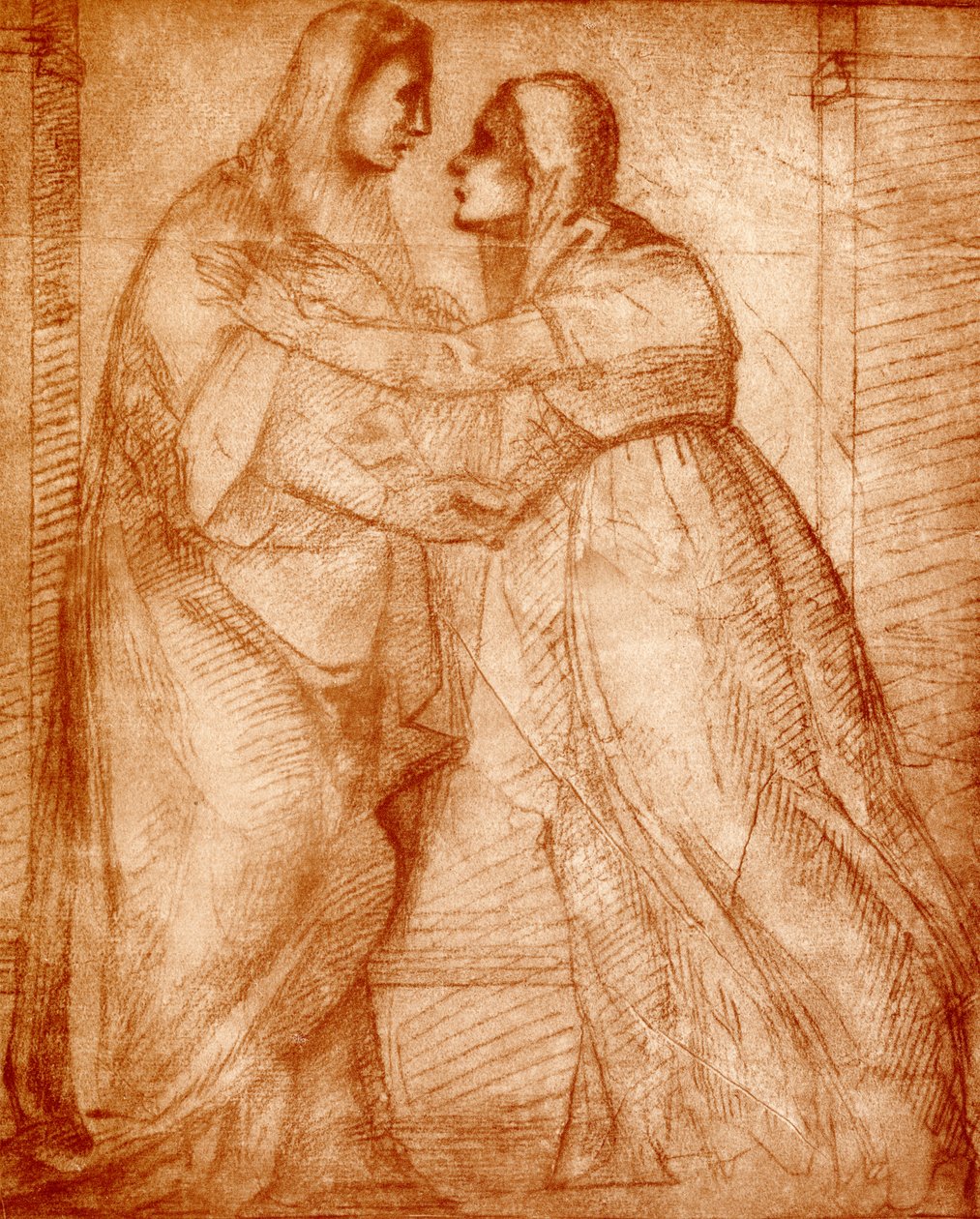 Besök av Maria av Mariotto Albertinelli