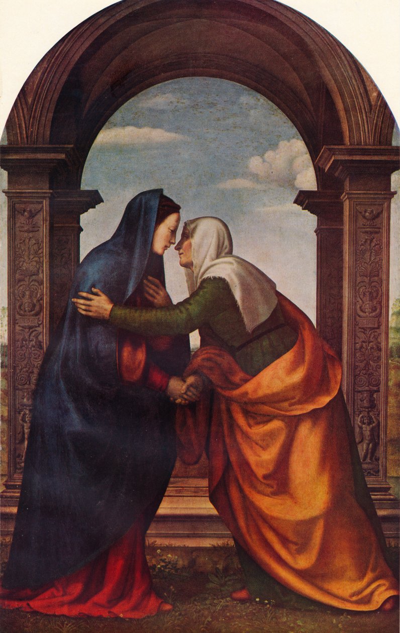 Visitationen, 1503, 1938 av Mariotto di Bigio di Bindo Albertinelli