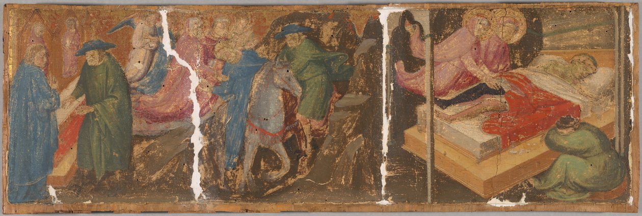 Scener från Legenden om Saints Cosmas och Damian av Mariotto di Nardo