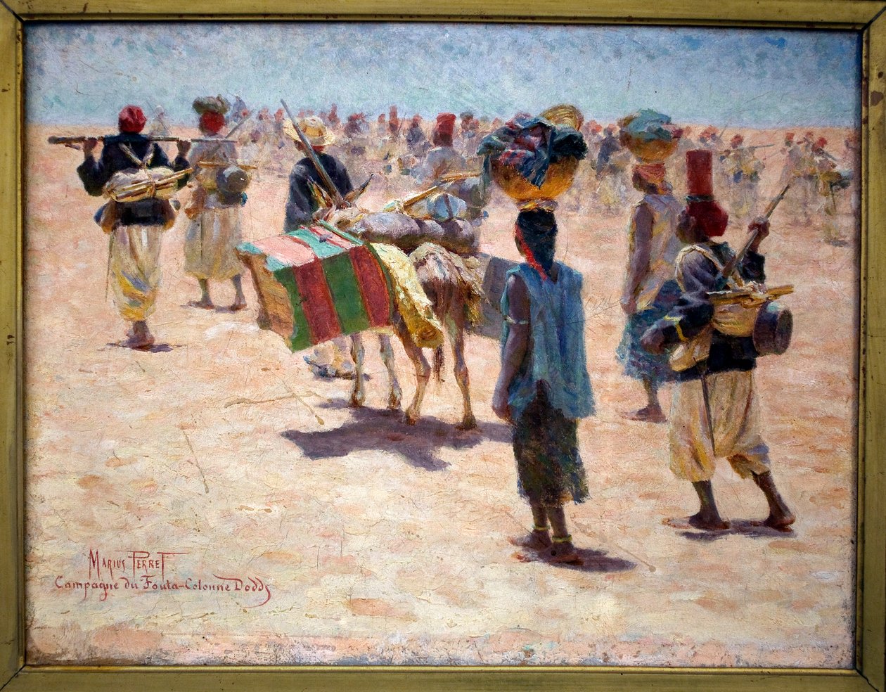 De senegalesiska gevärsmännen, ca 1890 av Marius Perret