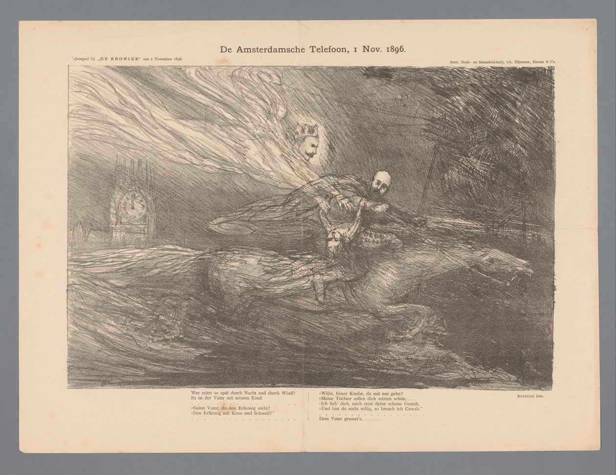 The Amsterdam Phone, 1 nov. 1896 (titel på objekt) av Marius Bauer