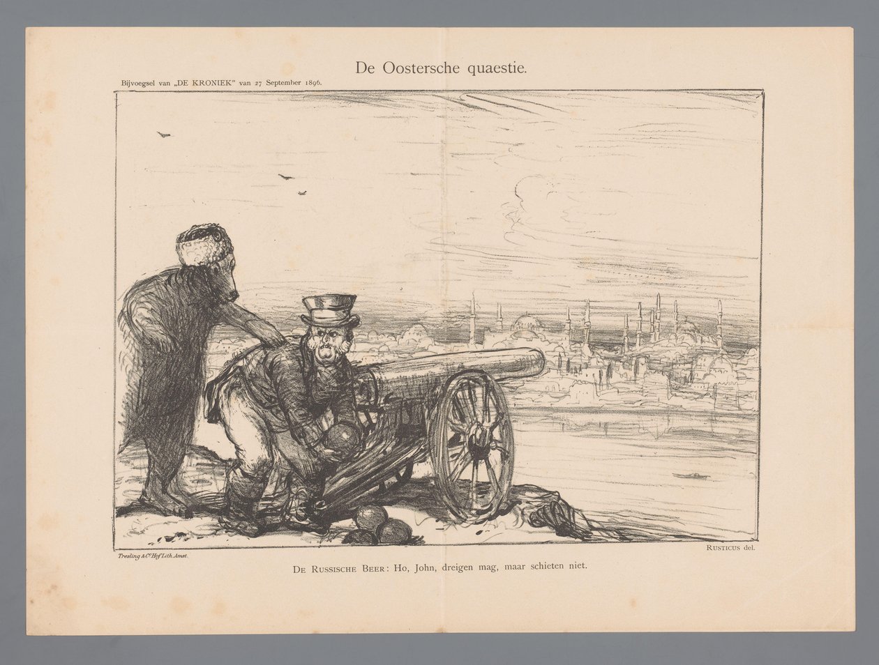 The Eastern Question (titel på objekt) av Marius Bauer