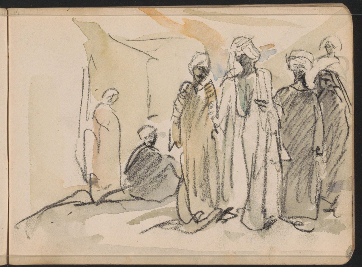 Grupp egyptier av Marius Bauer