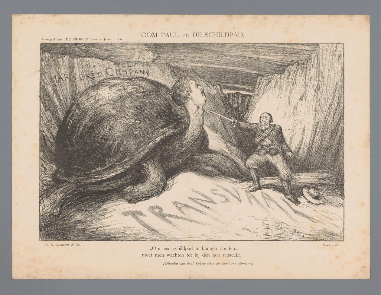 Farbror Paul och sköldpaddan (titel på objekt) av Marius Bauer