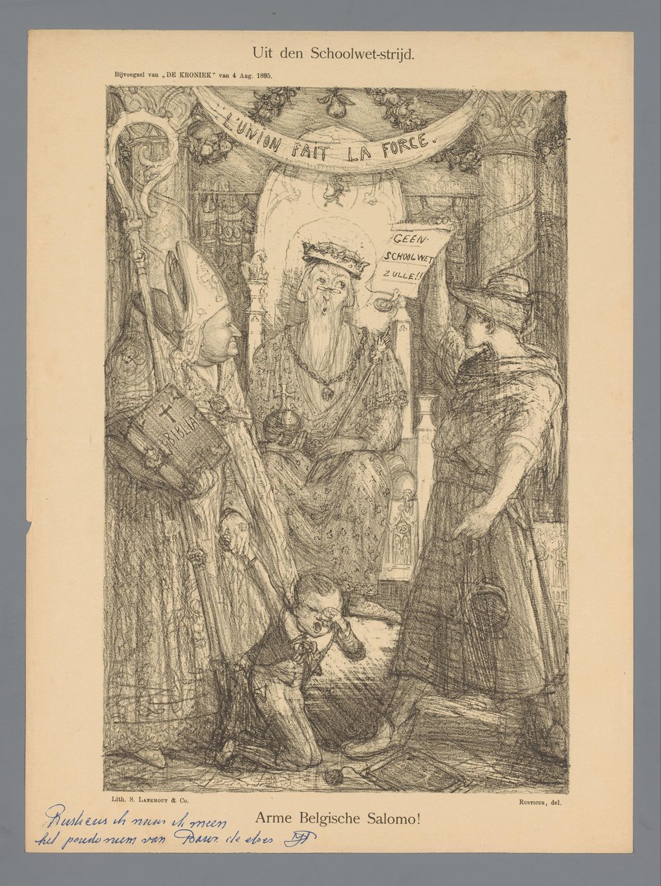 Out of the School Law Battle (titel på objekt) av Marius Bauer