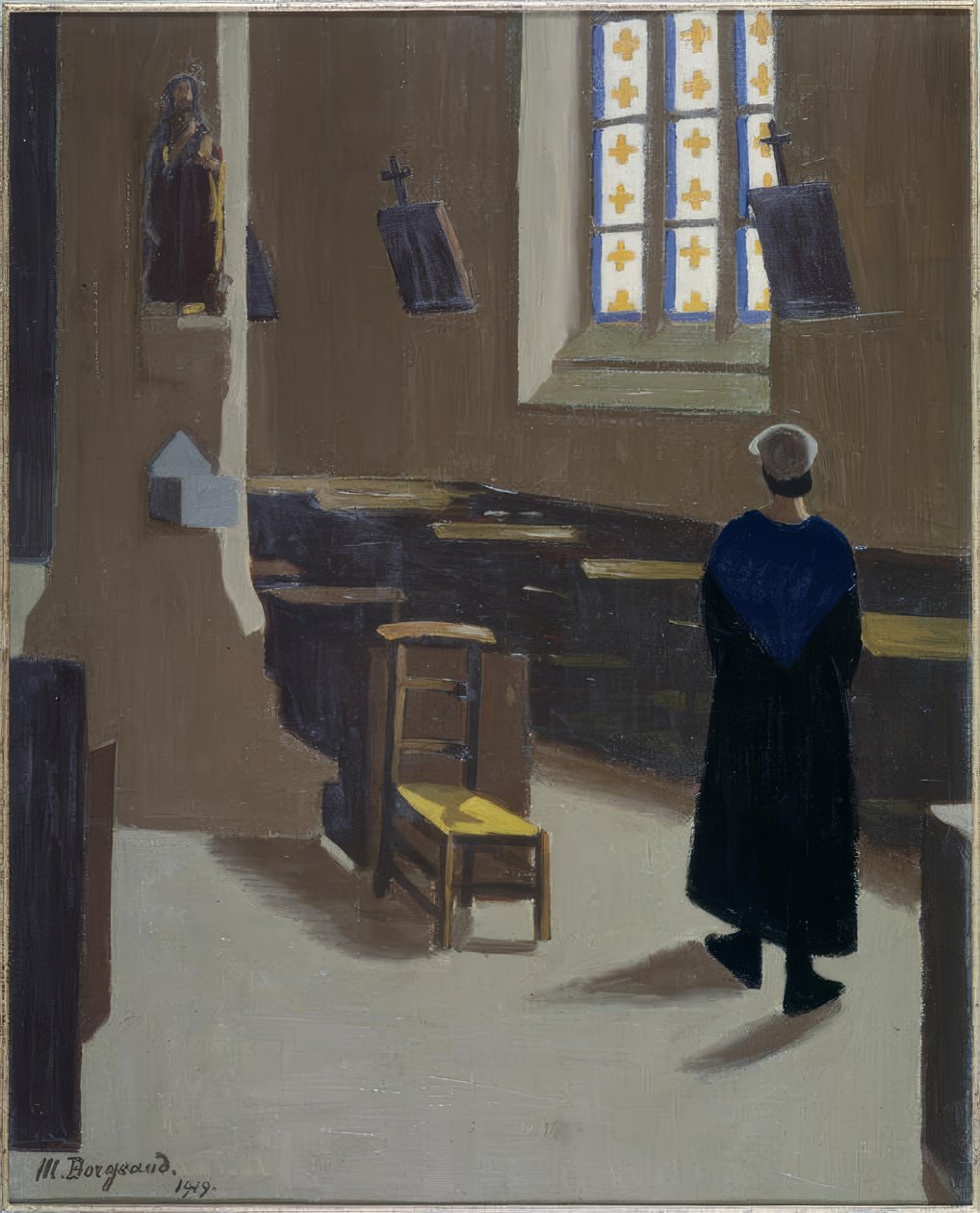 Kvinna i kyrkan av Marius Borgeaud