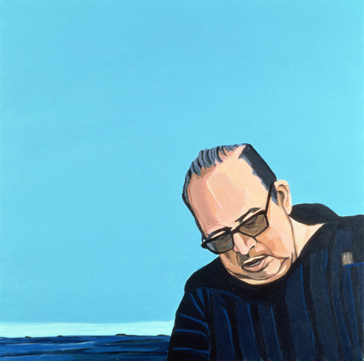 Cuban Portrait #7, 1996 (akryl på duk) av Marjorie Weiss