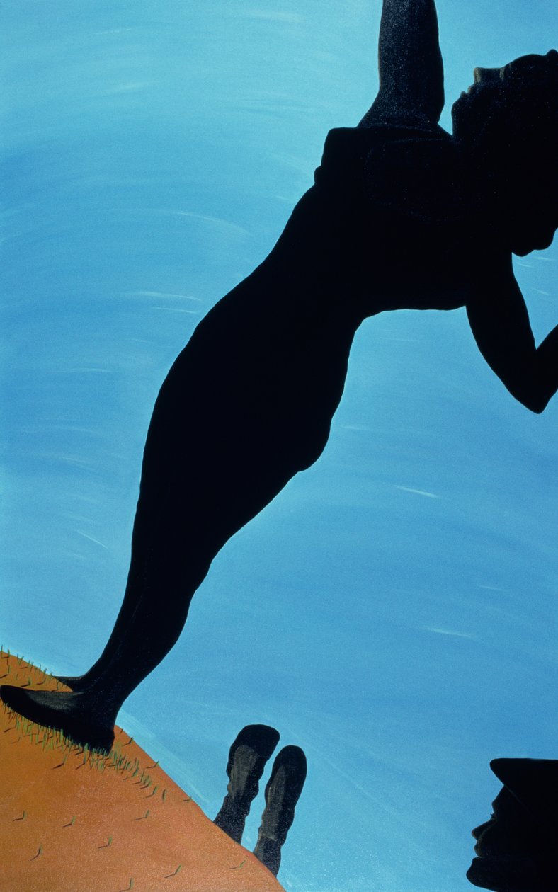 In the Public Eye, 1998 (akryl på duk) av Marjorie Weiss