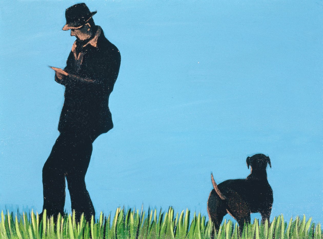 Mikes Memory, 1997 (akryl på duk) av Marjorie Weiss