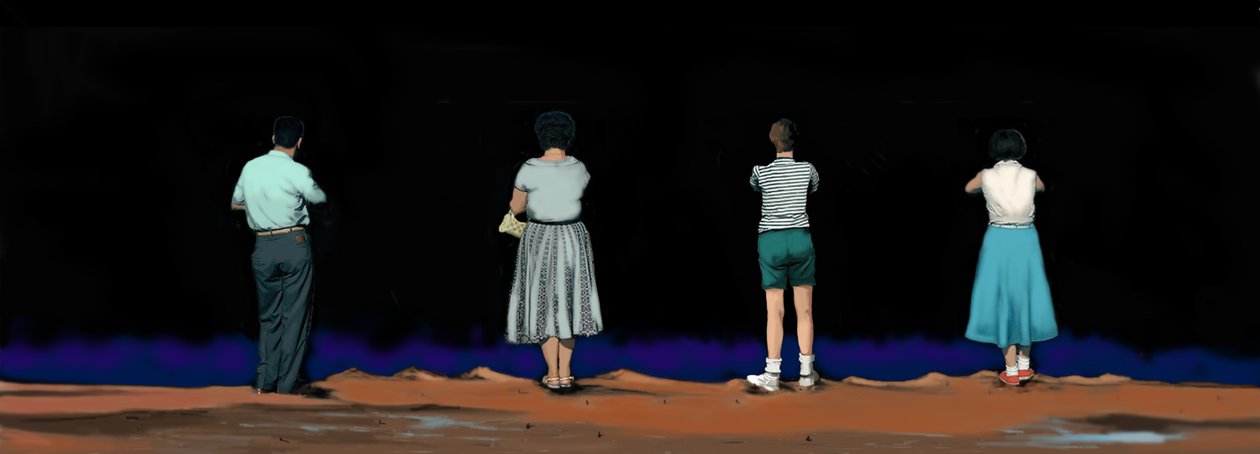Night Lives Scene 11, 2016 (digitala medier) av Marjorie Weiss
