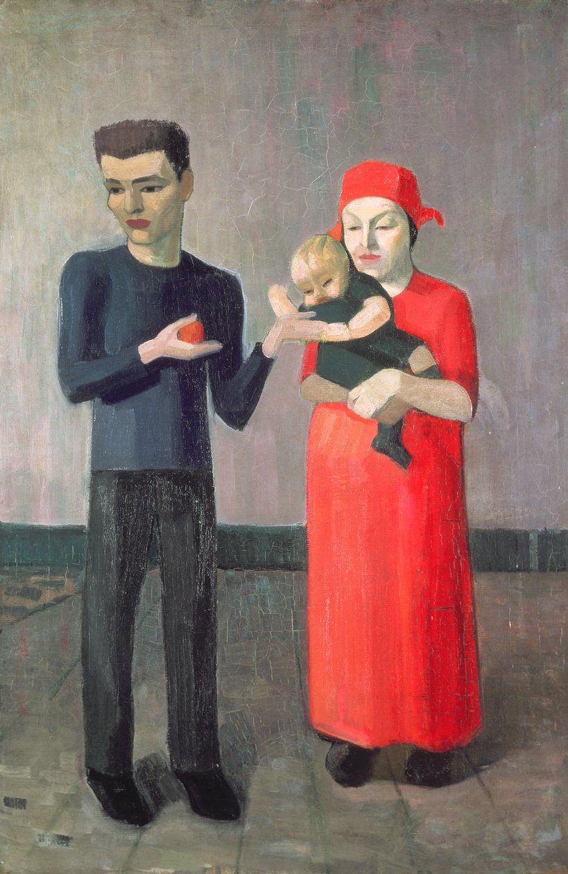 Familjegrupp, c.1908-13 av Mark Gertler