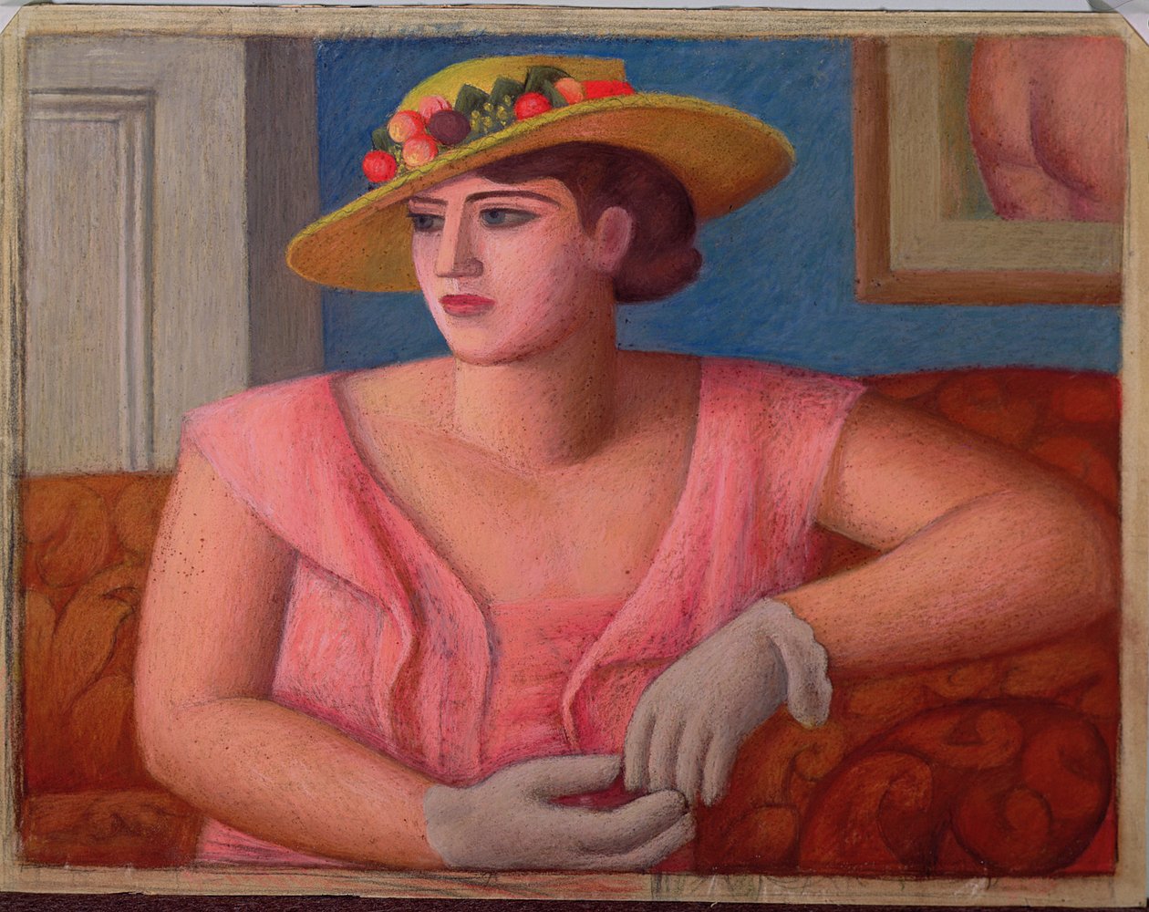 Porträtt av Marjorie Gertler, 1933 av Mark Gertler