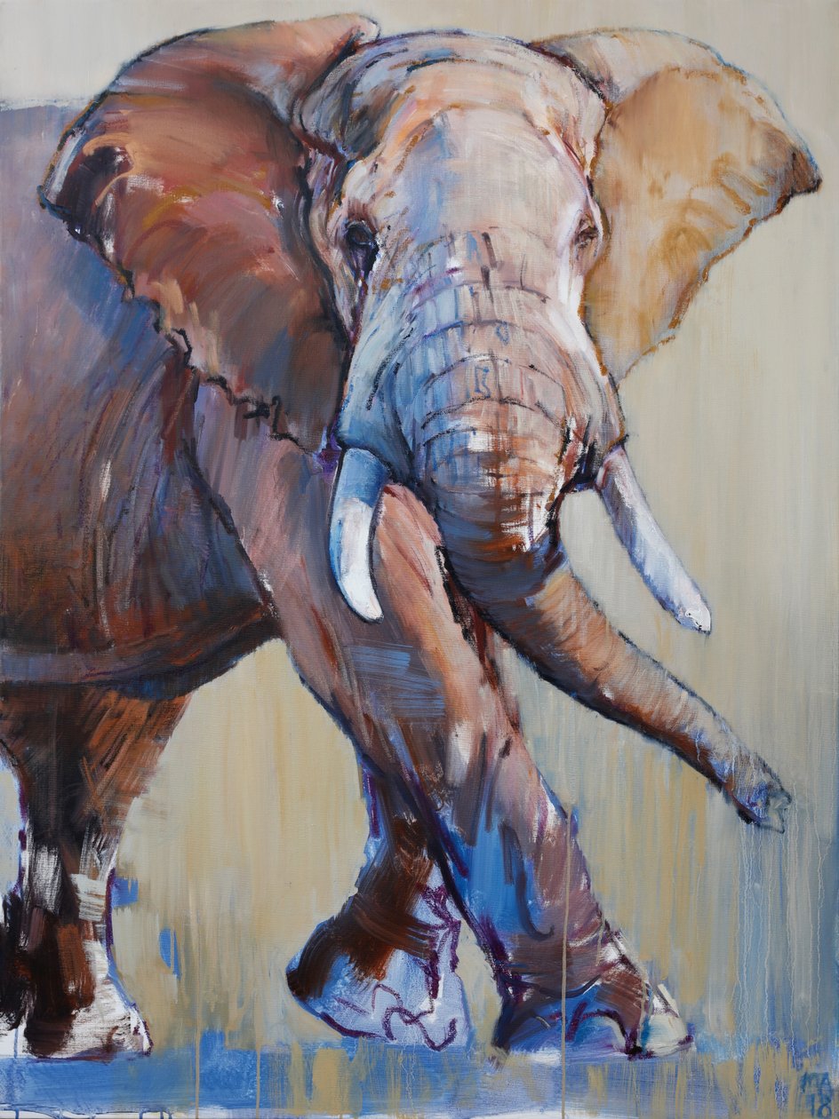 big bull, SU I Smoke, 2018 av Mark Adlington