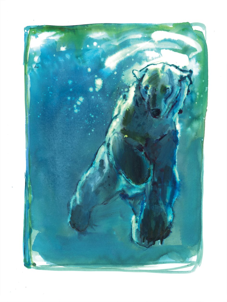 Constellation, 2015, (blandmedia på papper) av Mark Adlington
