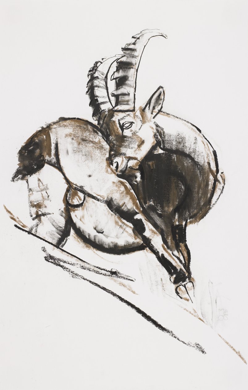 Repa (kol und conte på papper) av Mark Adlington