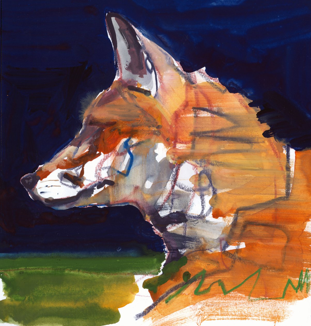 Nattprofil, 2022 av Mark Adlington