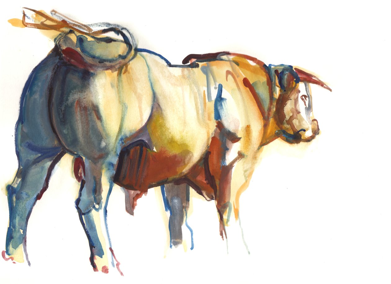 Stand Fast, 2010, (akvarell och gouache på papper) av Mark Adlington
