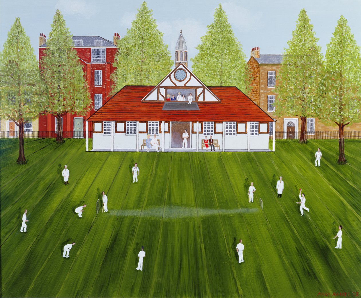 Cricketmatchen av Mark Baring
