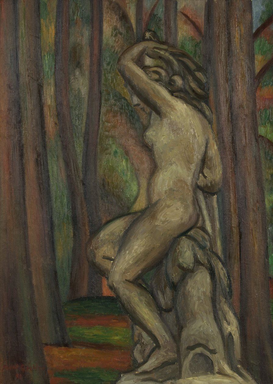 Staty i en park av Mark Gertler
