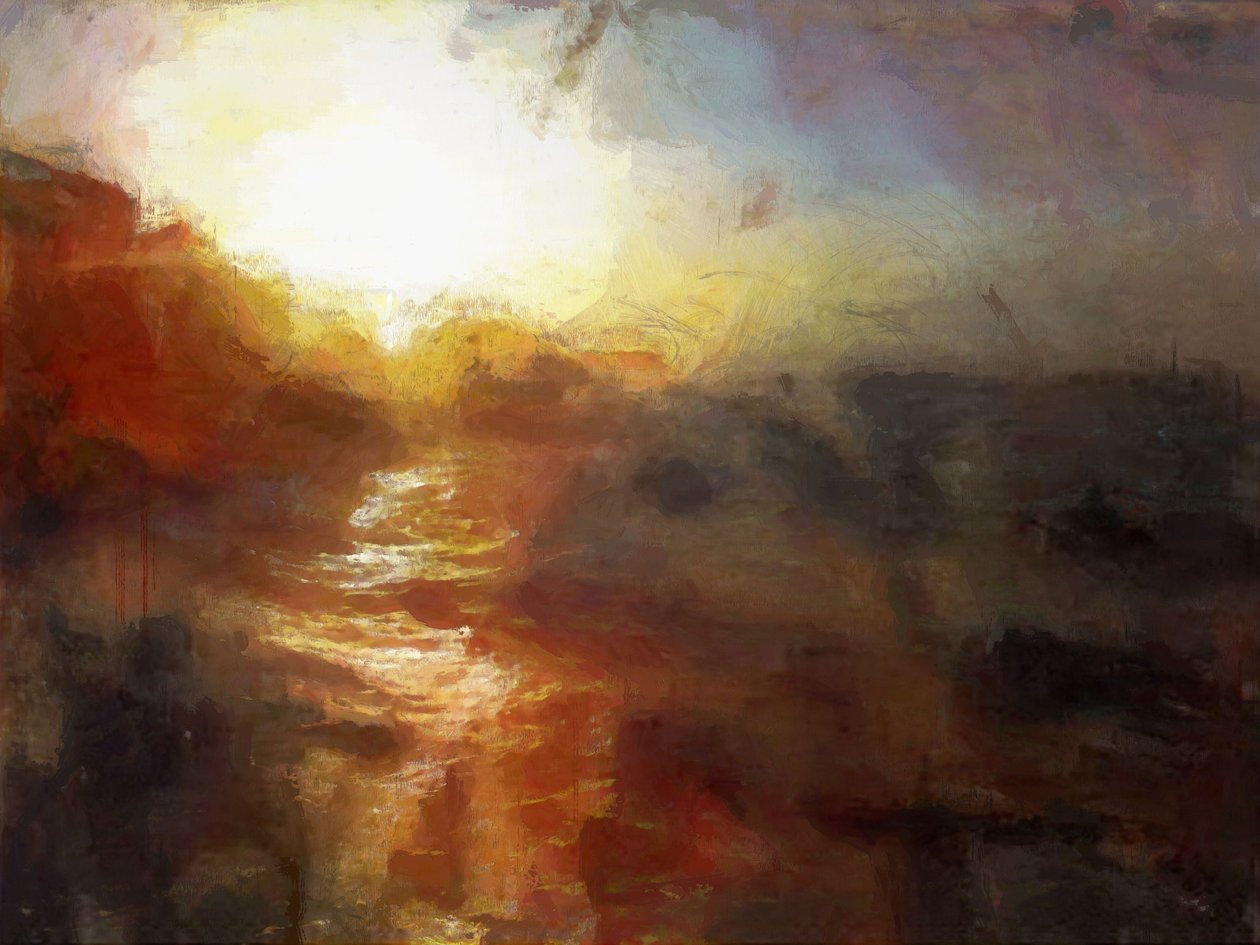 En solnedgång vid Cromer - Norfolk (blandteknik) av Mark Gordon