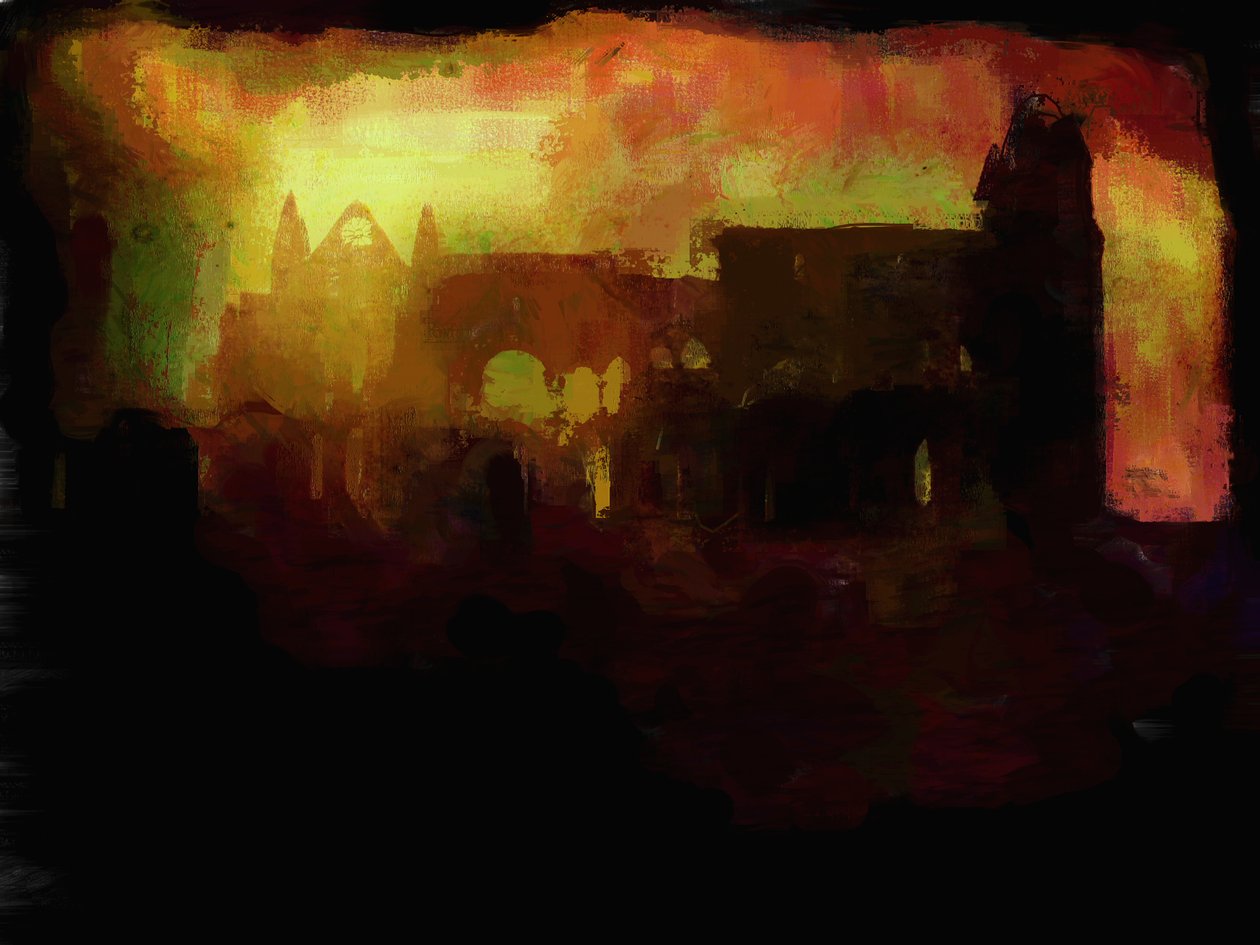Whitby Abbey - solnedgång av Mark Gordon