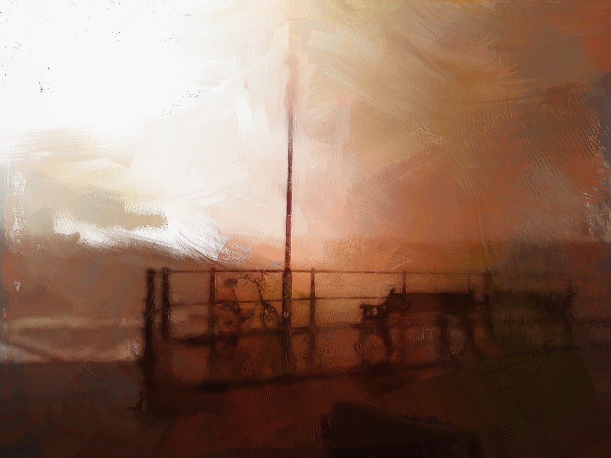 cromer pier efter en storm av Mark Gordon