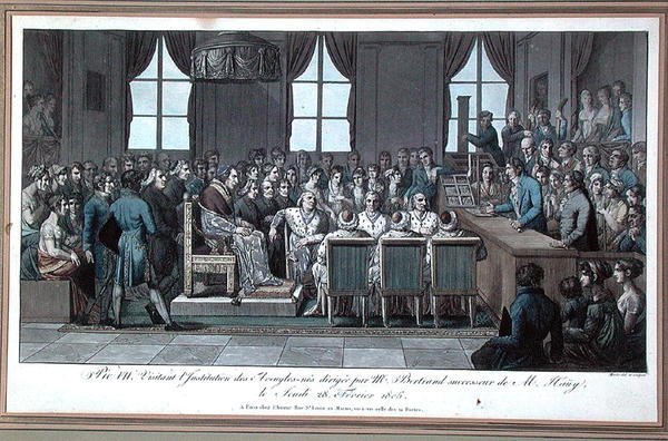 Påven Pius VII besöker l
